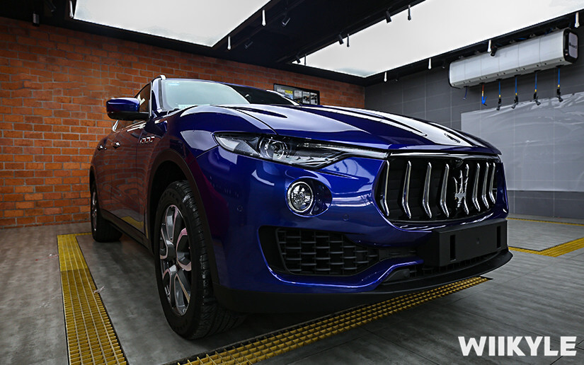 玛莎拉蒂施工WIIKYLE漆面保护膜效果图（七）