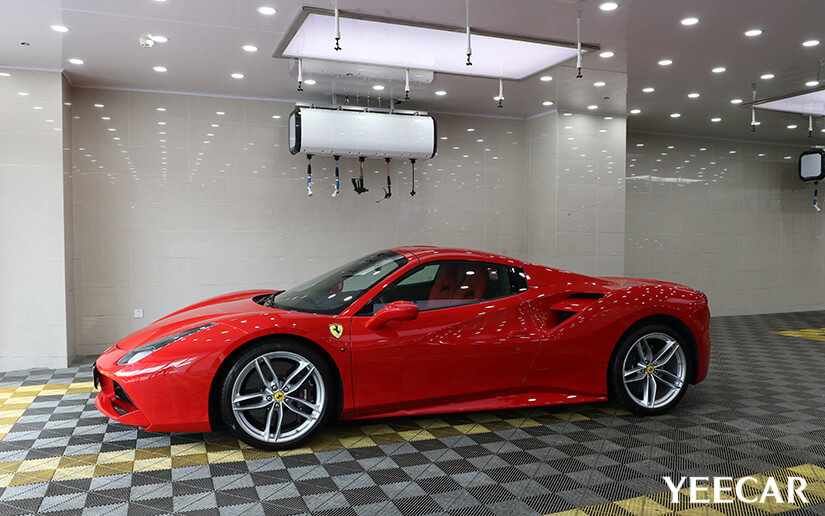 法拉利488贴YEECAR漆面保护膜效果怎么样？（图八）