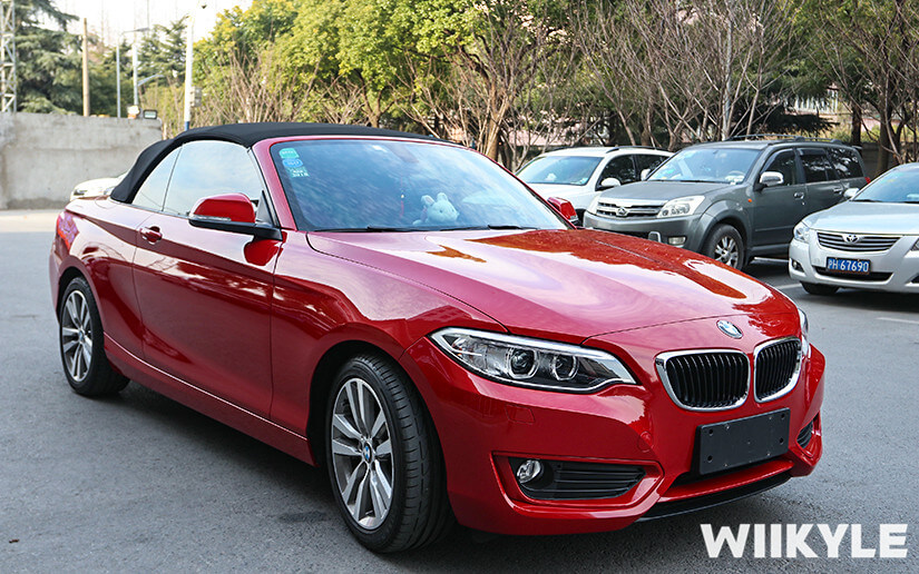 宝马2系贴隐形车衣效果怎么样？（图一）