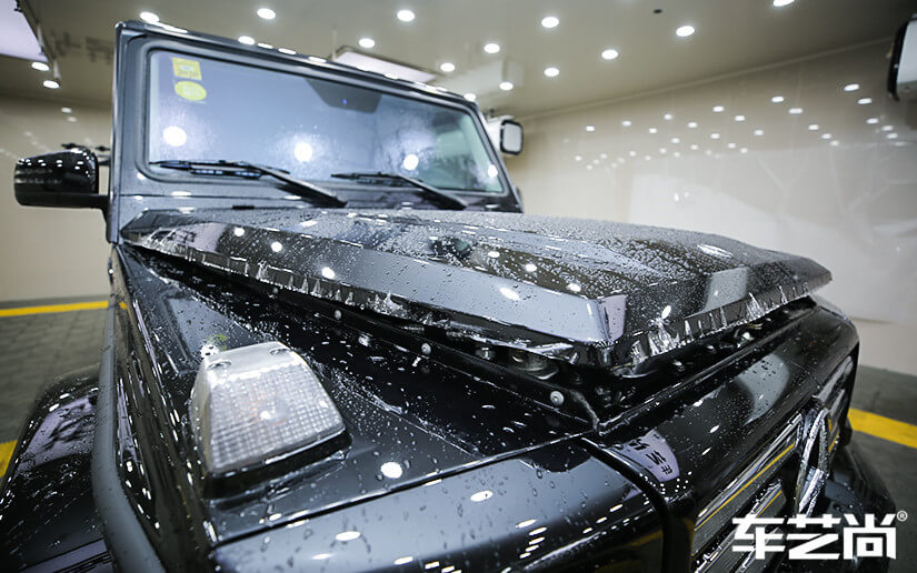 奔驰G级选择施工威固漆面保护膜效果展示（图一）