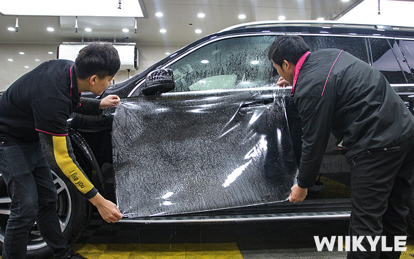 怎么样让奔驰GLS400的漆面增加光泽度（图五）