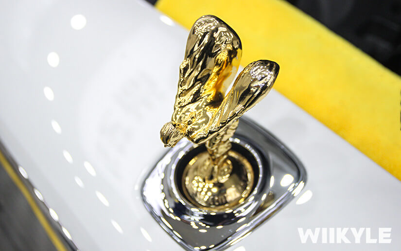 劳斯莱斯古思特在上海汽车贴膜店施工效果（图一）