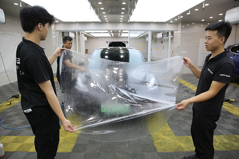 隐形车衣施工效果过程